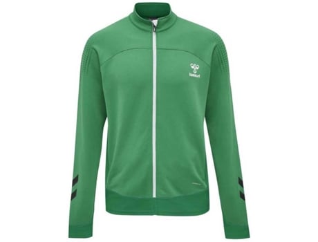 Abrigo para Hombre HUMMEL Lead Poly Verde para Fútbol (M)