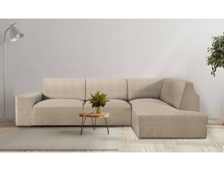 Funda Sofa ESTORALIS Z51 Gris Claire (4 Plazas - Poliester y Algodón -  210-240 x 80-110 cm)
