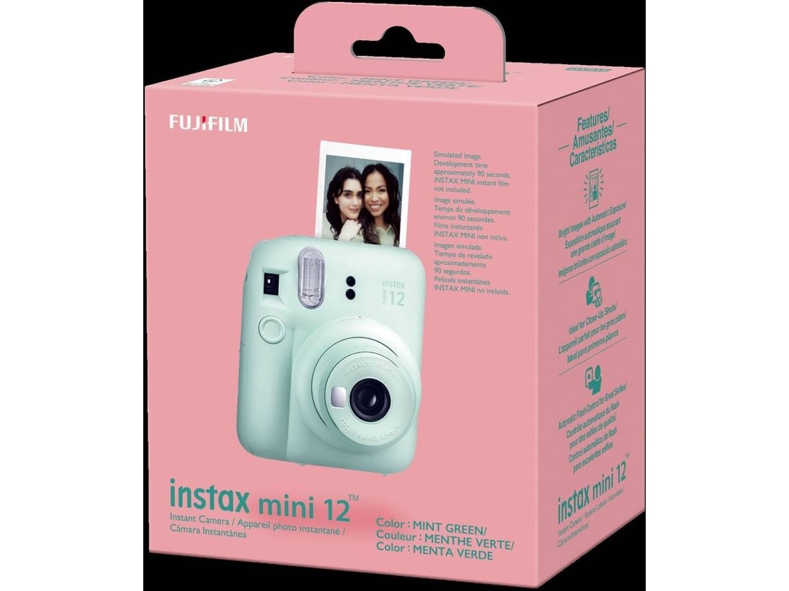 Fujifilm instax mini 12 cámara instantánea verde 