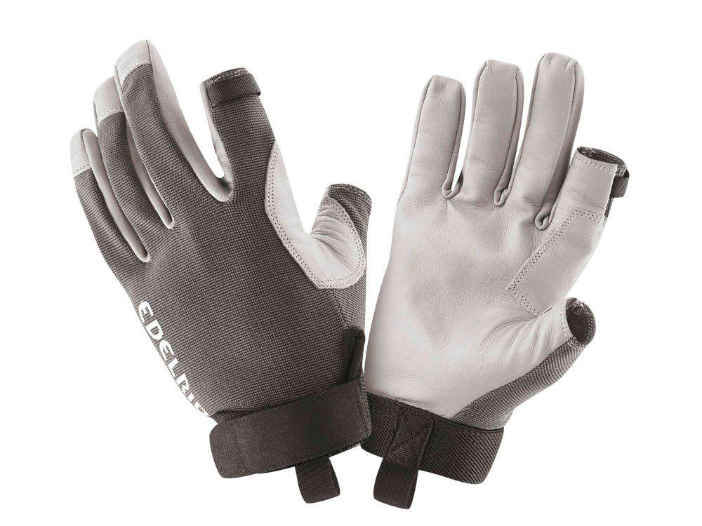 Edelrid Unisex Adulto work glove closed ii guantes para hombre gris montaña l