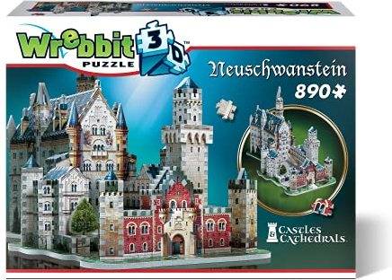 Puzzle WREBBIT 3D Neuschwanstein Castle 3D Jigsaw Puzzle (Edad Mínima: 4)