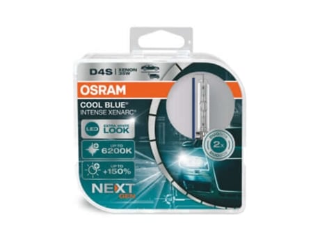 Kit 2 Lámparas xenón D4S 42V35W Cool Blue Intense xenarc® Next Gen Hcb OSRAM