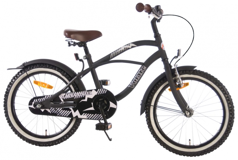 Bicicleta Volare Niños no negro kubbinga black cruiser de mate 18inch