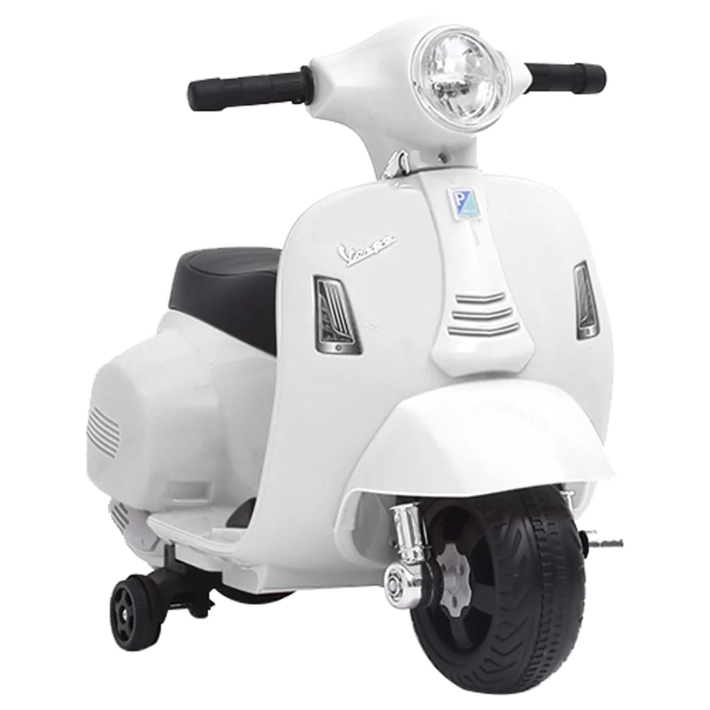 Vespa De Motocicleta juguete gts300 blanco vidaxl para niños