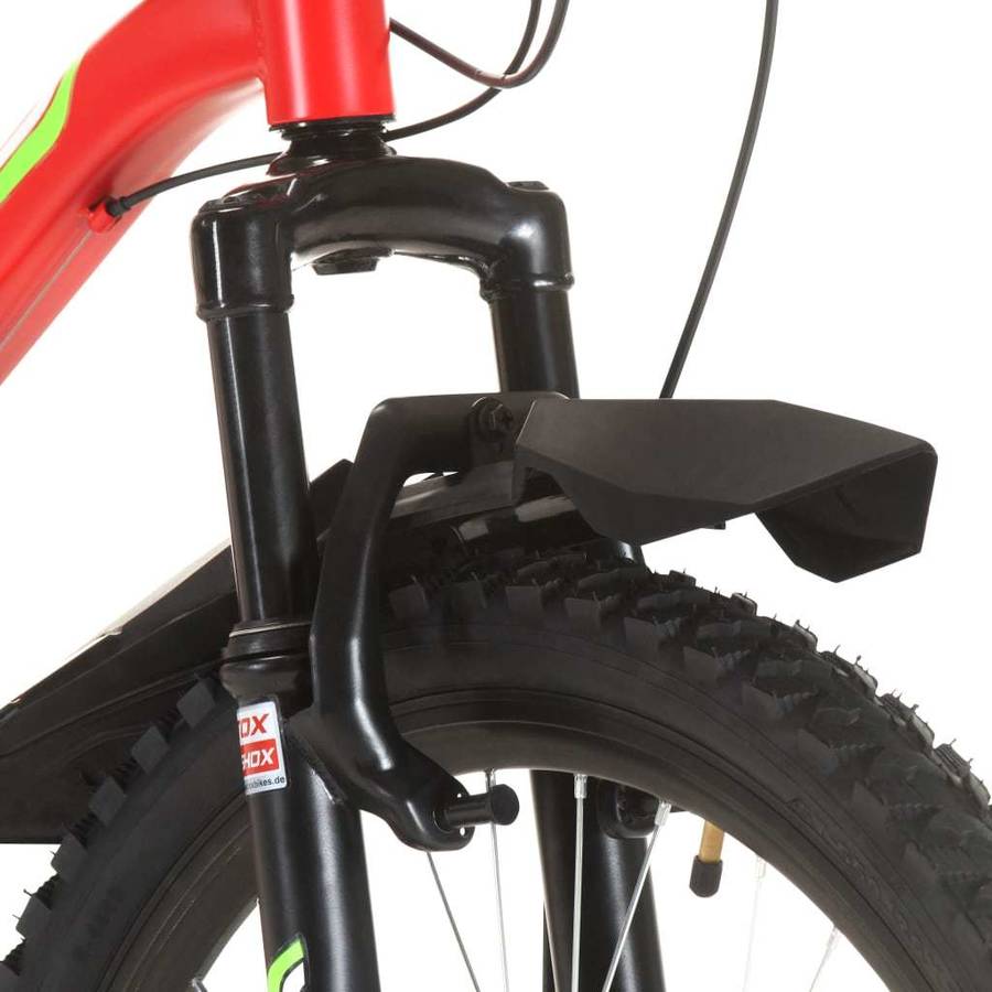 Bicicleta de Montaña VIDAXL Rojo - Velocidades: 21 - 36 cm (26'')