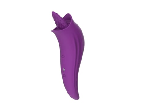 Vibrador de masaje de estimulación de lengua femenina (púrpura) VEANXIN