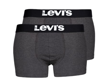 Boxers LEVI'S Hombre (Algodón - Gris - M)