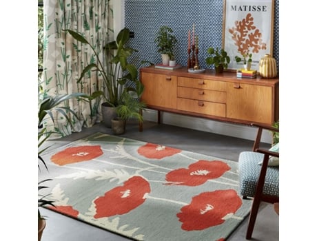 Alfombra SCION Poppypop (Rojo - 120x180 cm)