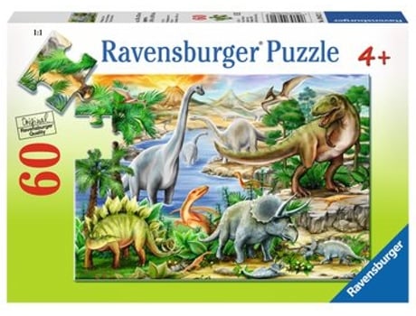 Puzzle RAVENSBURGER 9621 rompecabezas 60 pieza(s) Dinosaurios