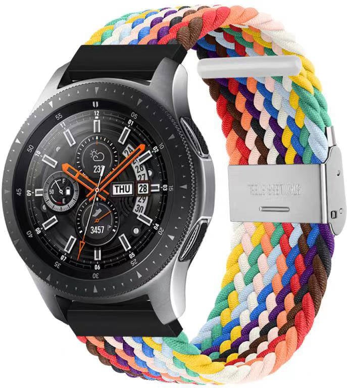 Correa ANTIIMPACTO Trenzada Ajustable para Samsung Galaxy Watch 4 classic 46mm Multicolor