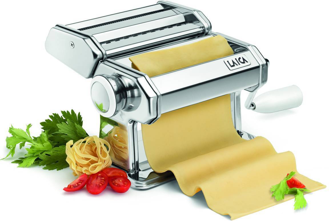 Máquina de Pasta y Raviolis LAICA PM2000 (Acero Inoxidable)