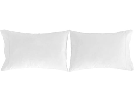 2 Fundas de Almohada GUY LAROCHE Pure (Blanco - 100% Percal Algodón - 50x75 cm)