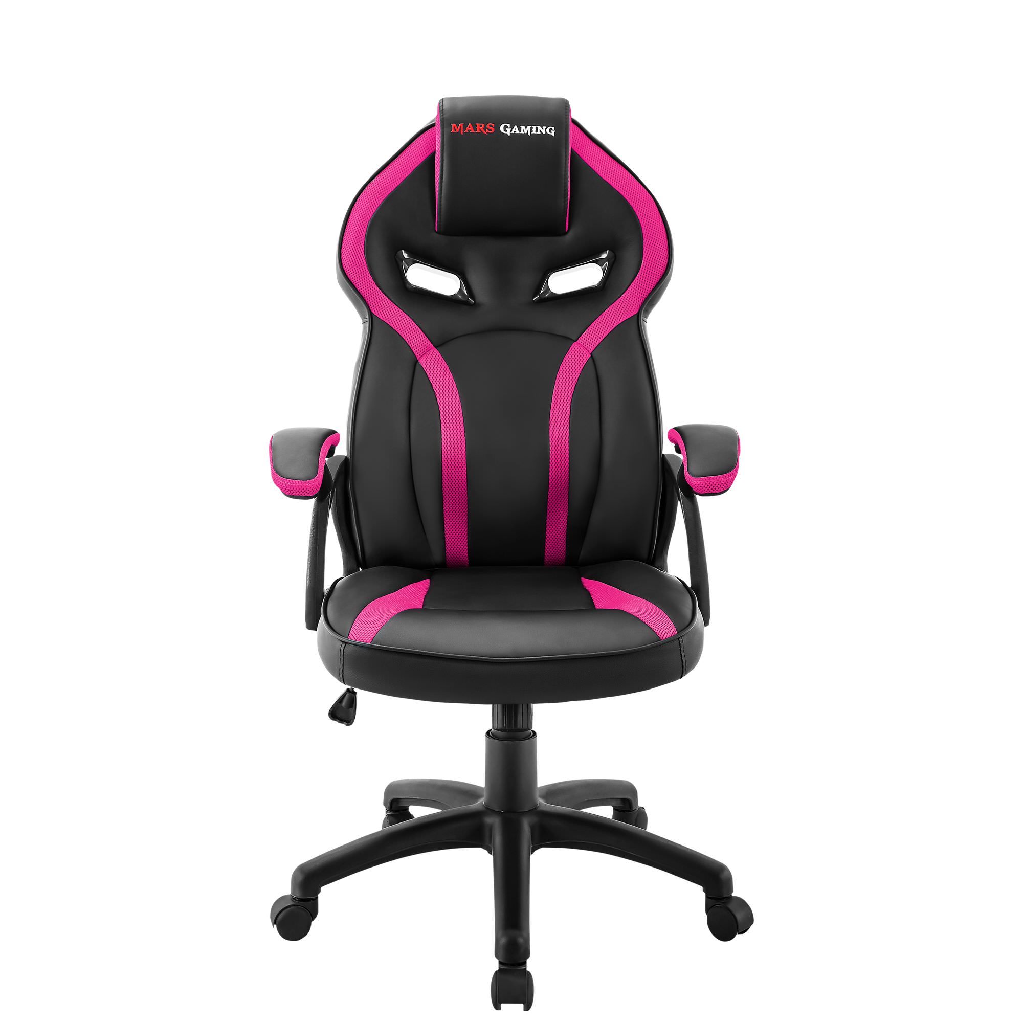 Silla Gaming MARS GAMING MGC118BPK (Hasta 130 kg - Elevador a Gas Clase 4 - Rosa)