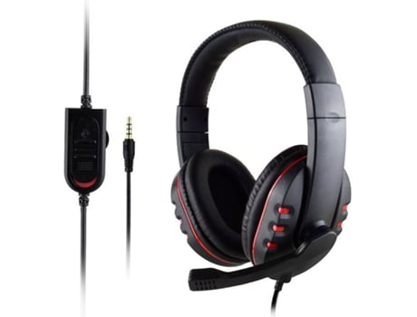 Auriculares Gaming con Cable GOEIK HST03 (Over Ear - Micrófono - Negro)