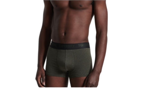 Boxers SUPERDRY Algodón Hombre (S - Negro)