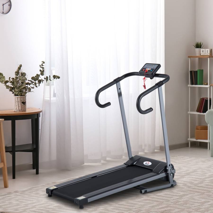 Cinta de Correr HOMCOM B1-0097 (Negro - 122x62.5x119cm - Plegable - Hasta: 1-10 km/h)