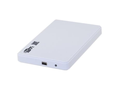 Caja de Disco Duro Externo HDD / SSD SLOWMOOSE 2,5'' (USB 2.0 - Blanco)