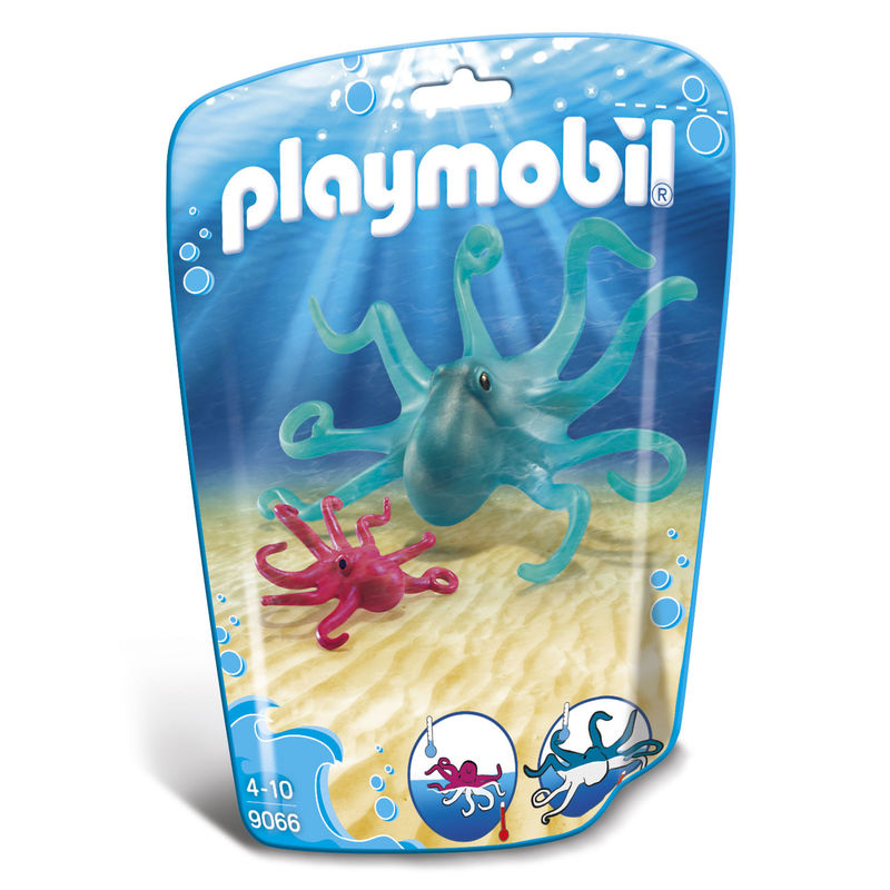 PLAYMOBIL Family Fun: Pulpo con bebé (Edad Mínima: 4)