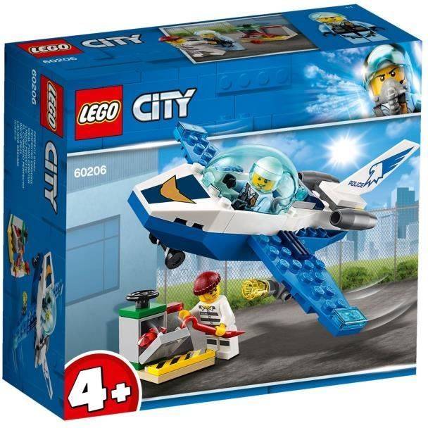 LEGO City: Jet de patrulla de la policía - 60206 (Edad Mínima: 4 - 54 Piezas)