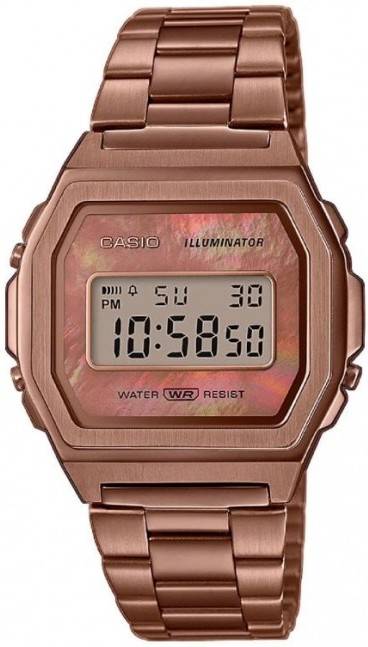 Reloj Digital CASIO Mujer (Acero - Rosa)