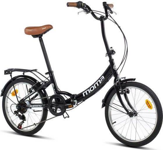 Bicicleta Plegable MOMA BIKES BIFIRST2NUN NEGRO  (80x35x65 cm)