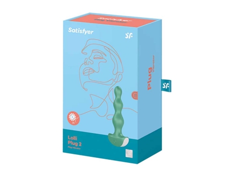 Estimulador SATISFYER Lolli-Plug Vibrador Anal (Azul - 1 Unidad)