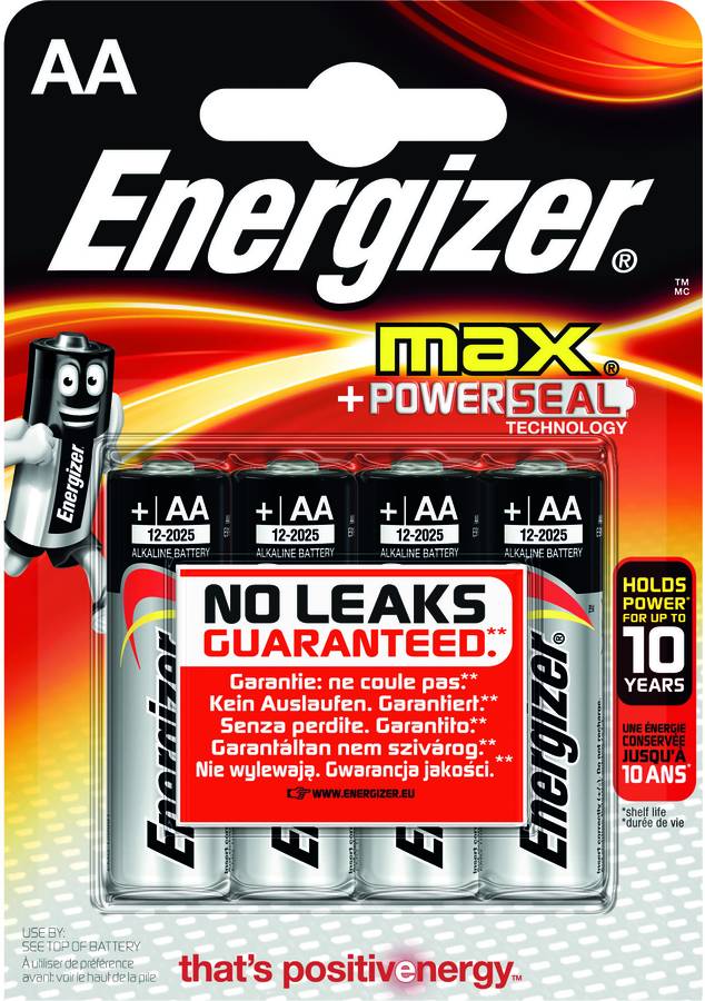 Pilas ENERGIZER AA Max