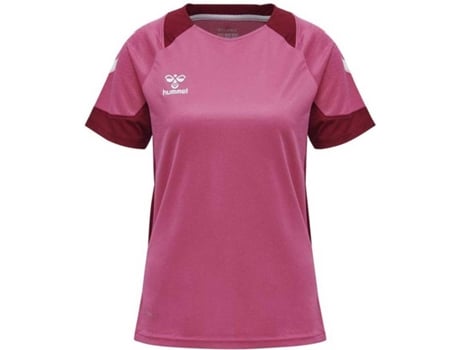 Camiseta de Mujer para Fútbol HUMMEL Lead Poly Rosa (2XL)