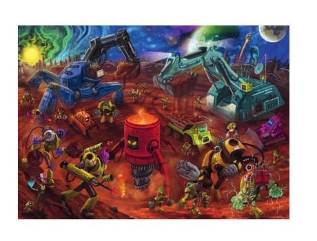 Puzzle RAVENSBURGER Space Construction rompecabezas 60 pieza(s) Arte