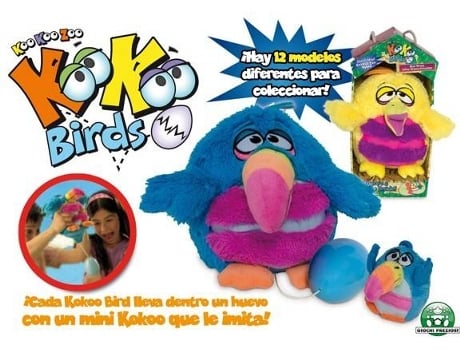 Peluche GIOCHI-PREZIOSI Kookoo Birds (Edad Mínima Recomendada: 2años)