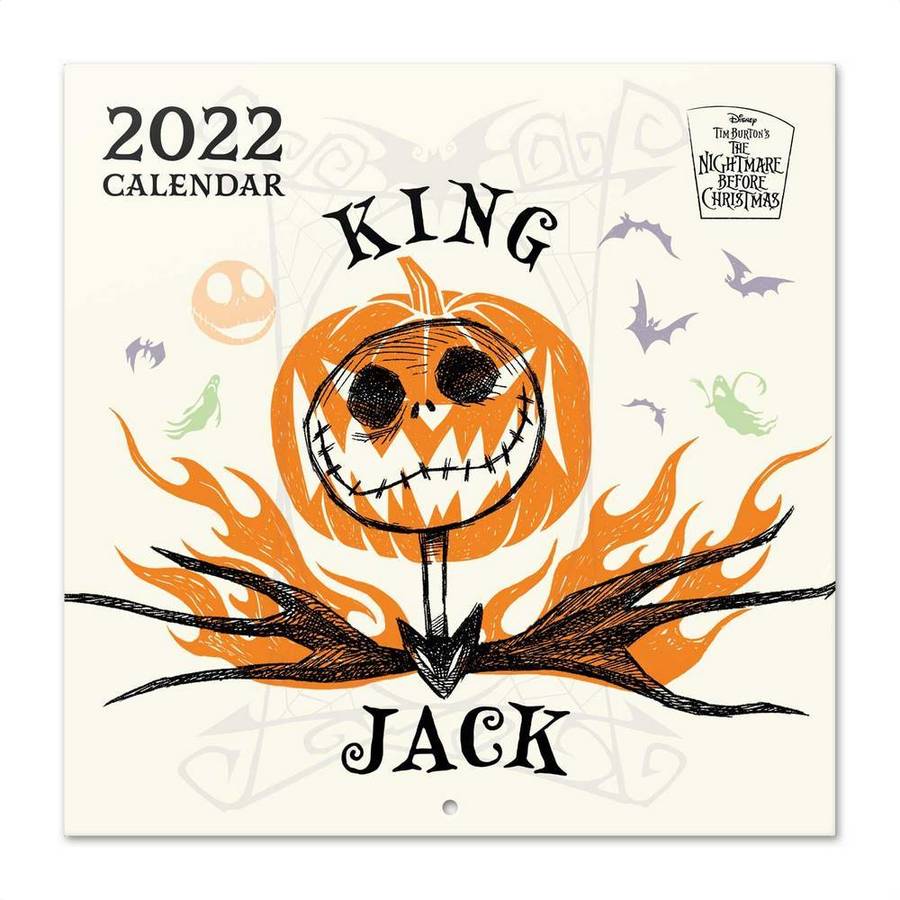 Calendario ERIK EDITORES 2022 30X30 Disney Pesadilla Antes De Navidad