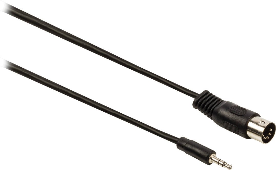 Cable Audio VALUELINE (2 m - Negro)