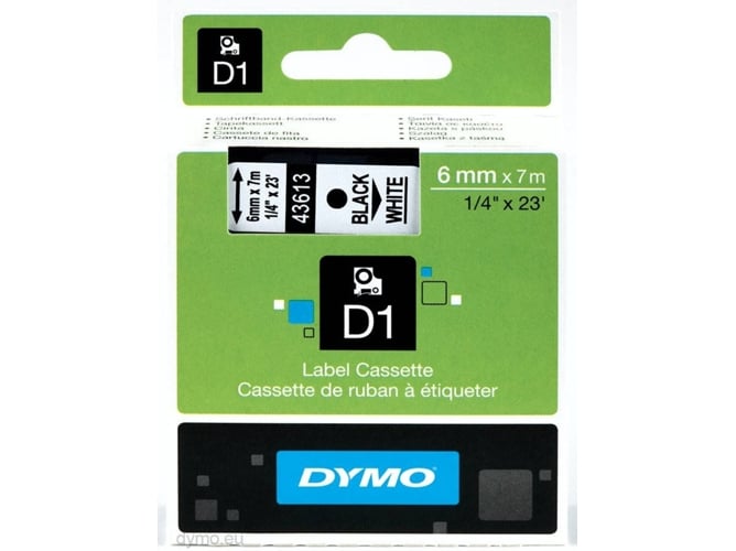 Cinta Laminada DYMO S0720780 Negro