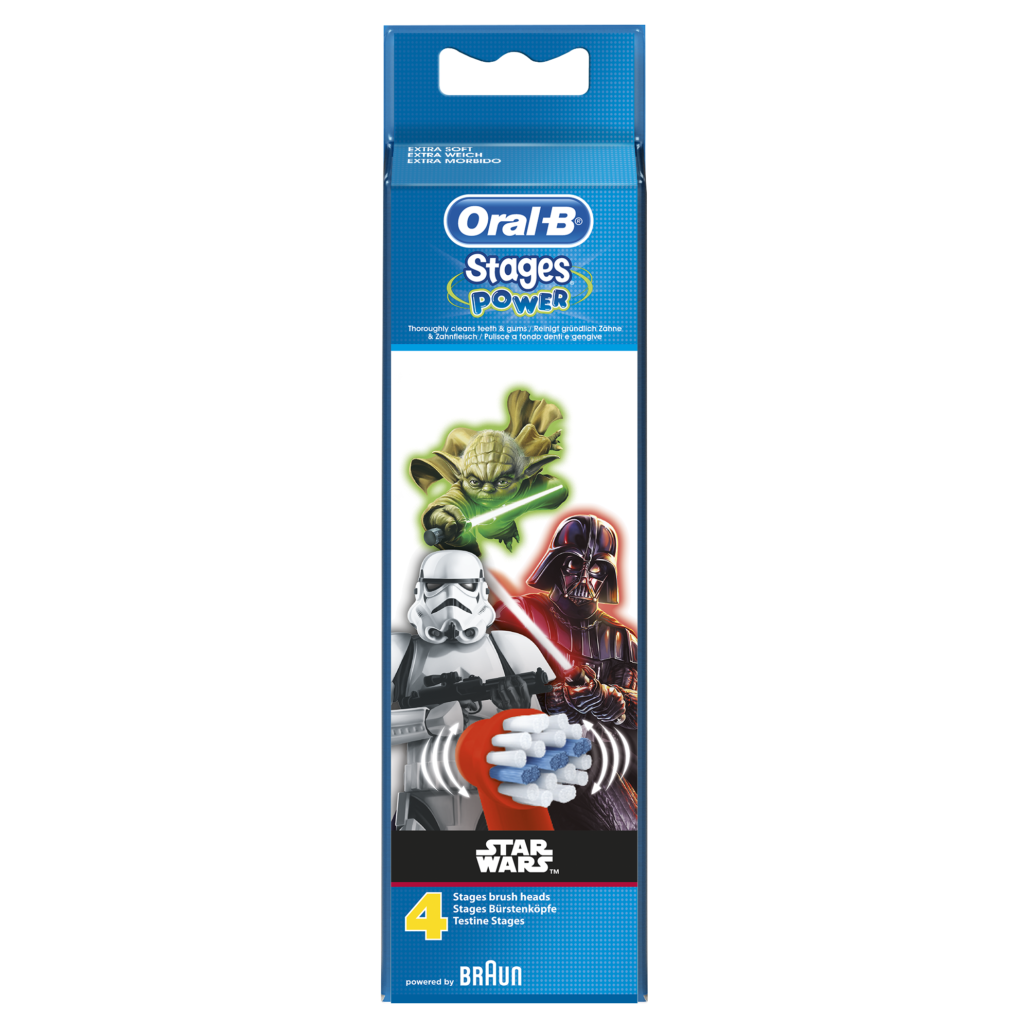 Recambio de Cepillo Eléctrico ORAL-B Kids Star Wars EB10-4 (4 unidades)