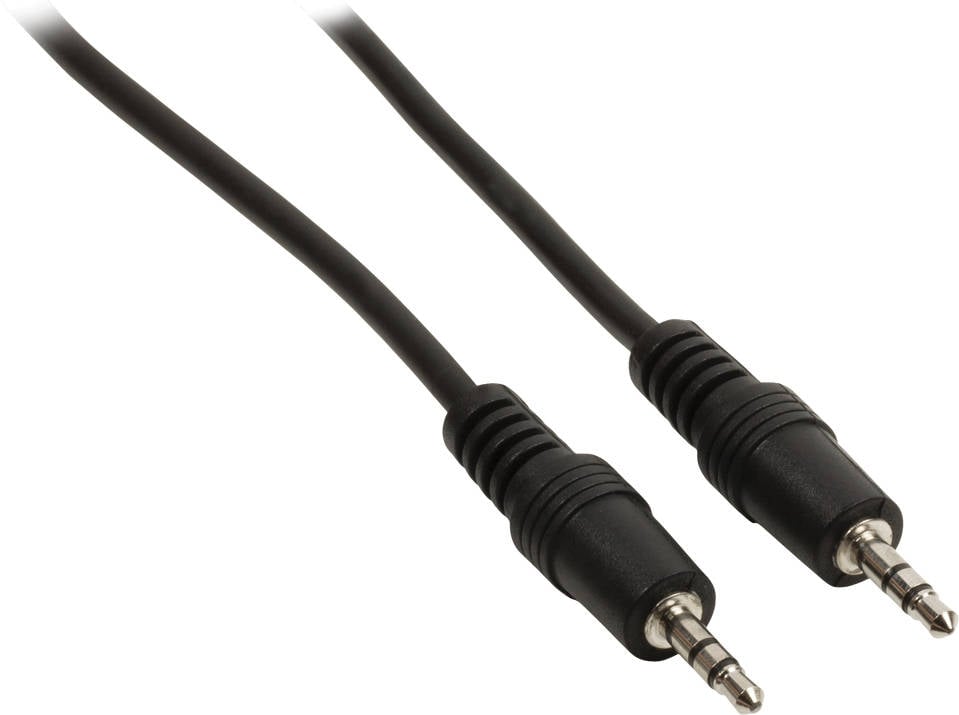 Cable Audio VALUELINE (5 m - Negro)