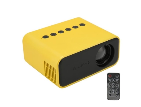 Miniproyector de Proyector de Película al Aire Libre HURRISE Compatible con Full HD 1080P Proyector de Vídeo Enchufe de la UE 100-240V