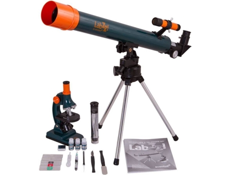 Kit Microscopio y Telescopio LEVENHUK LabZZ MT2