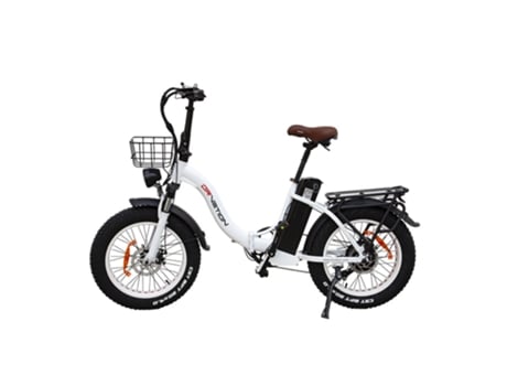 Bicicleta Eléctrica DRVETION Ct20 Potencia 750W Batería 48V10Ah Alcance 35-45Km Frenos de Disco Blanco Perla