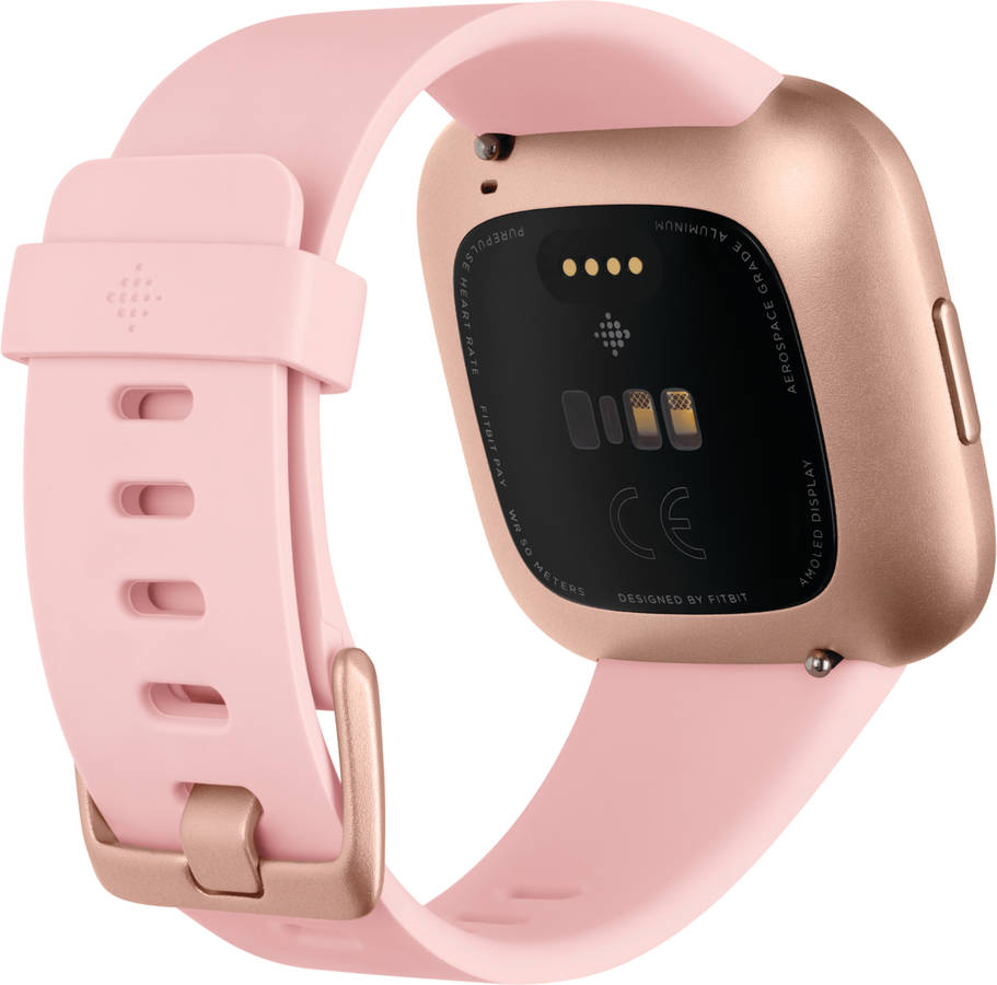 Reloj Deportivo FITBIT Versa 2 (Bluetooth - Hasta 5 días de autonomía - Rosa)