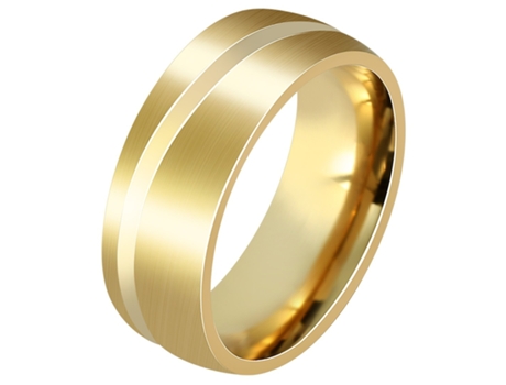 AKZENT Anillo de acero Inoxidable para hombre, San Valentín, compromiso, amistad– Tam.72 – 0237