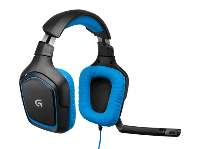 Auriculares Gaming Con Cable LOGITECH G430 (Over Ear - PC - Negro)