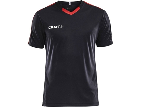 Camiseta de Hombre para Fútbol CRAFT Progress Contrast Rojo (XS)