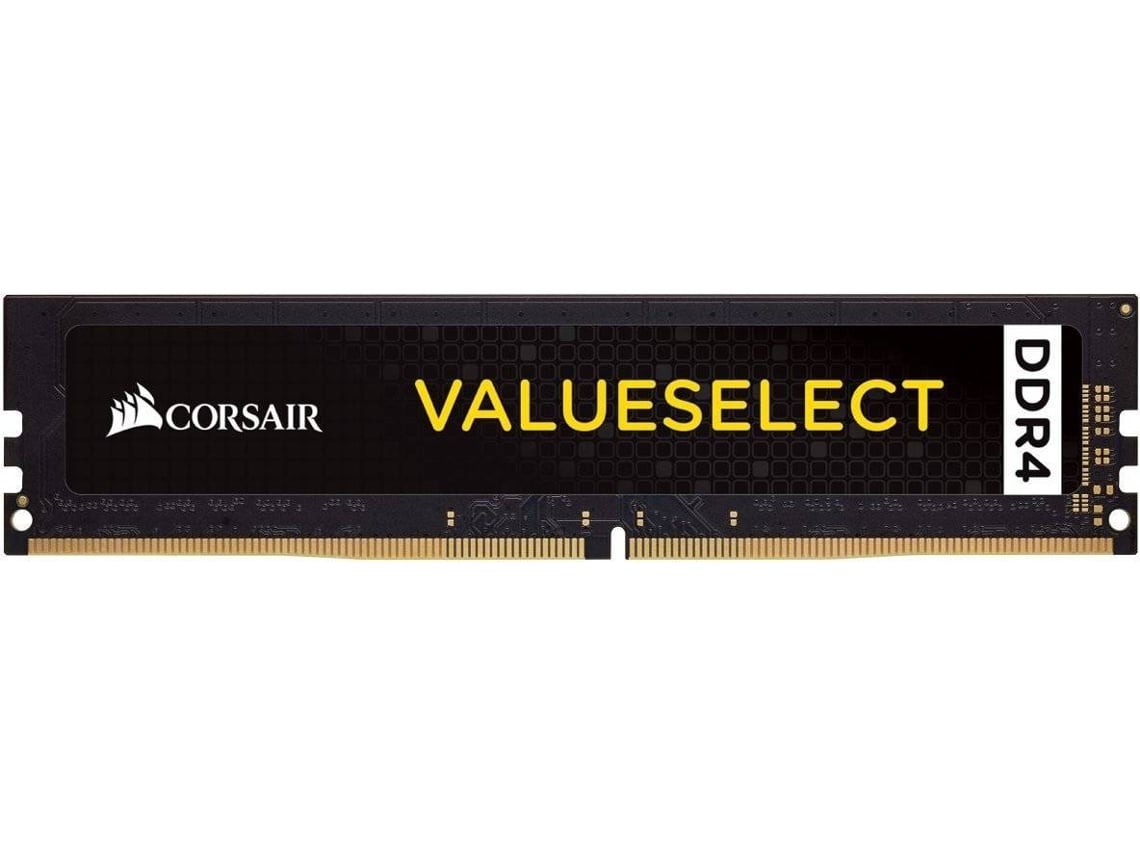 Memoria RAM DDR4 CORSAIR CMV4GX4M1A2400C16 (1 x 4 GB - 2400 MHz - CL 16 - Negro)