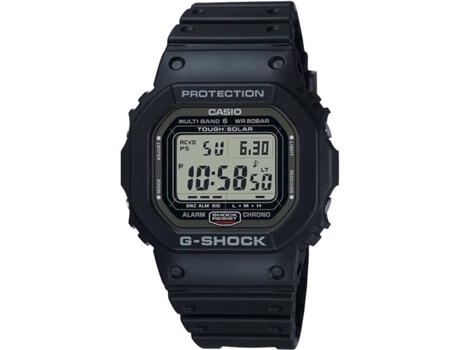 Reloj Digital CASIO G-Shock Hombre (Acero y Resina - Negro)