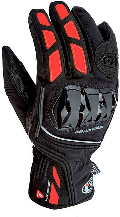 Guantes Unisex GARIBALDI Safety Plis Plas Negro para Motociclismo (M)