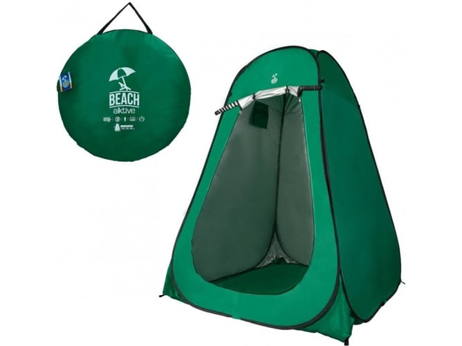 Carpa De Playa aktive 62182 verde 150x150x190cm tienda cambiador