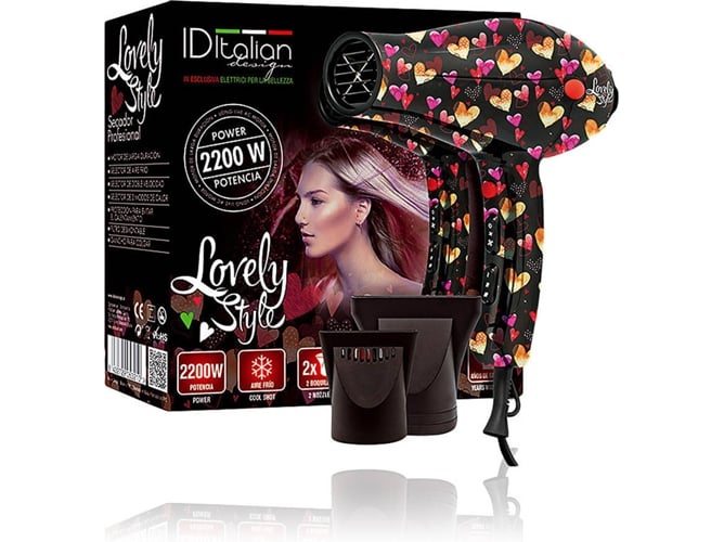 Lovely Style Secador pelo italian 2200w design idelovely02 cabello bio ionic encantador estilo dryer 1 unidad 100