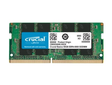 Memoria RAM DDR4 CRUCIAL (1 x 4 GB - 2666 MHz)