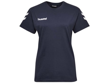 Camiseta de Mujer para Fútbol HUMMEL Go Gris Algodón Azul (S)