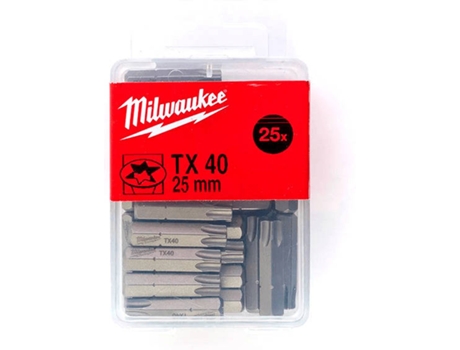 Punta de Atornillar MILWAUKEE Tx 40 X 25 Mm - 25 Pcs